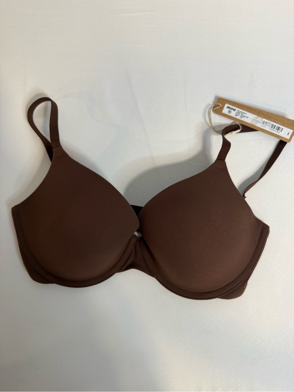 SKIMS Fits Everybody T-Shirt Bra Cocoa Brown 32D NWT